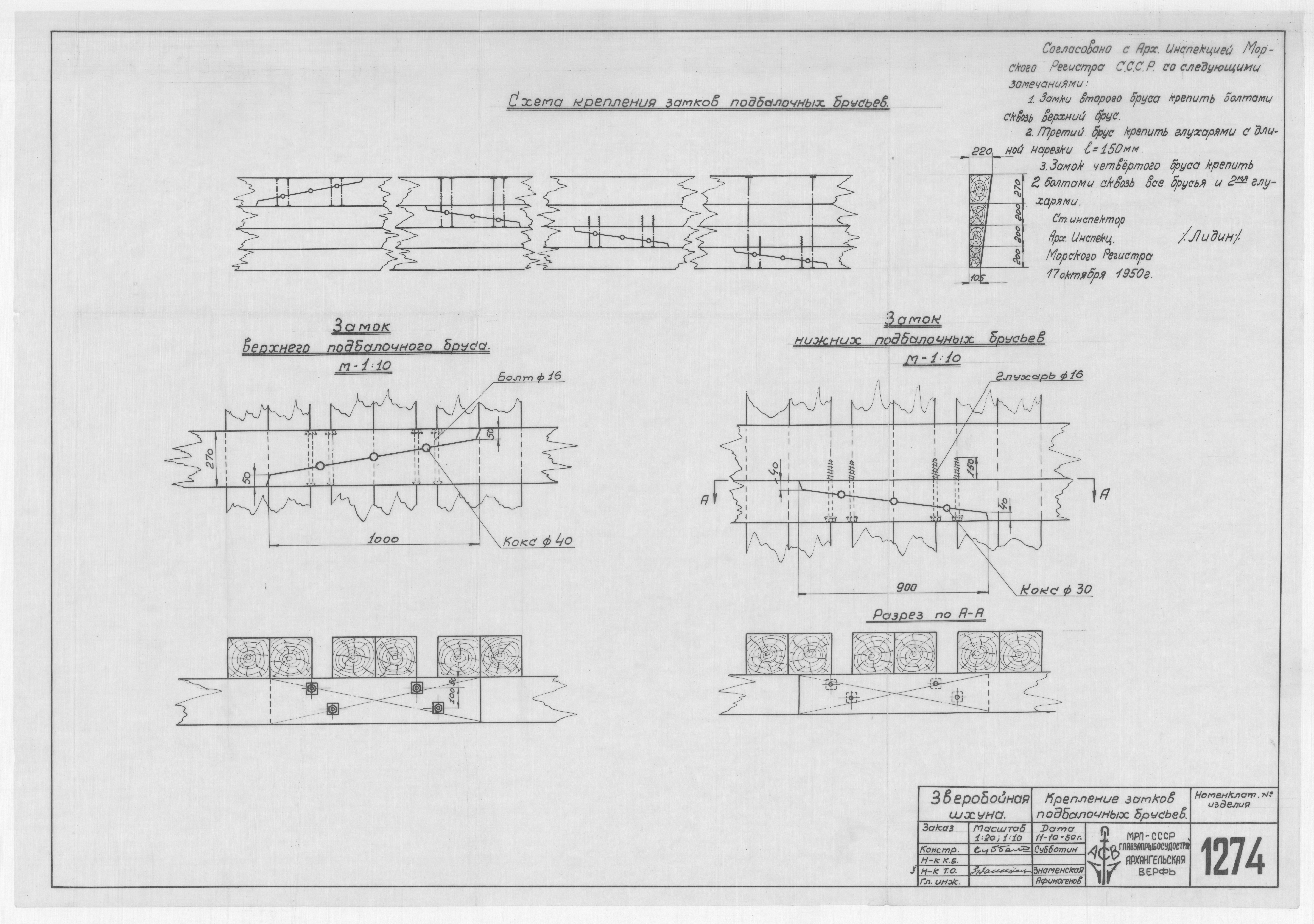 1274_ЗверобойнаяШхуна_ПодбалочныеБрусья_КреплениеЗамков_1950