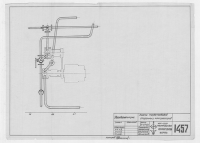 Thumbnail for 1457_ЗверобойнаяШхуна_ТрубопроводыСпаренныхКомпрессоров_Схема_1951
