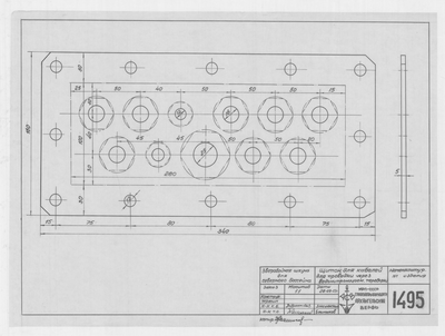 Thumbnail for 1495_ЗверобойнаяШхуна_ПроводкачерезВодонеприницаемыеПереборки_ЩитокДляКабелей_1951