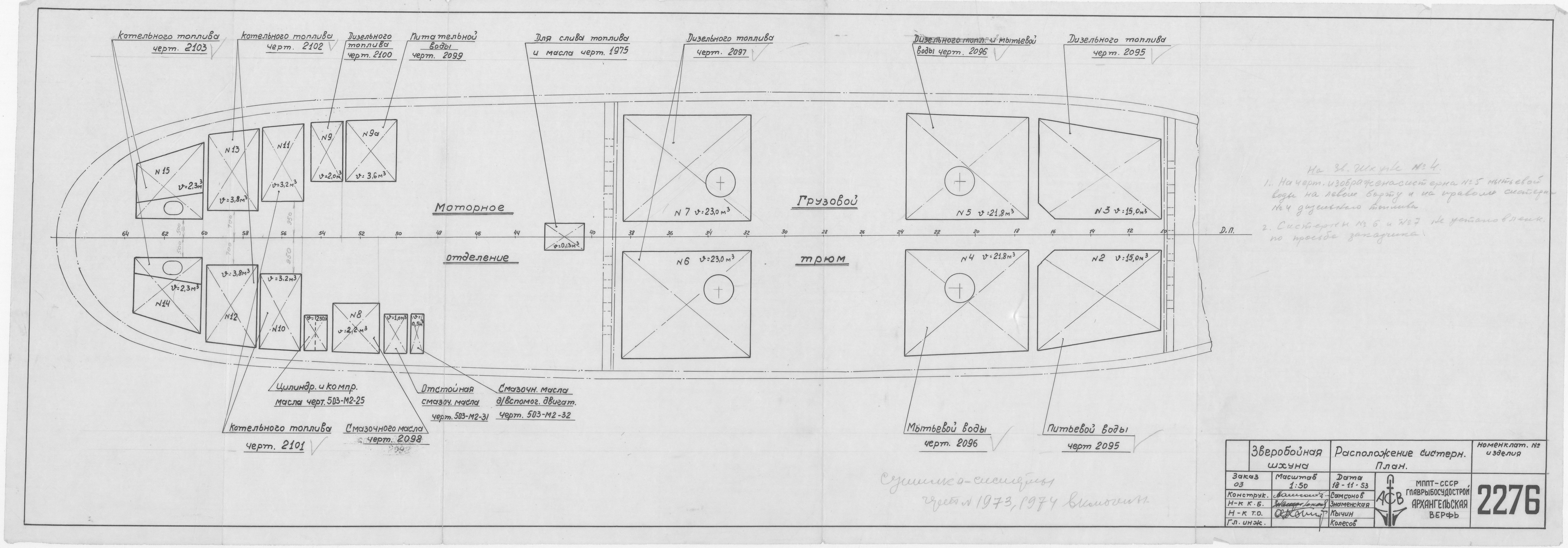 2276_ЗверобойнаяШхуна_РасположениеСистерн_1953