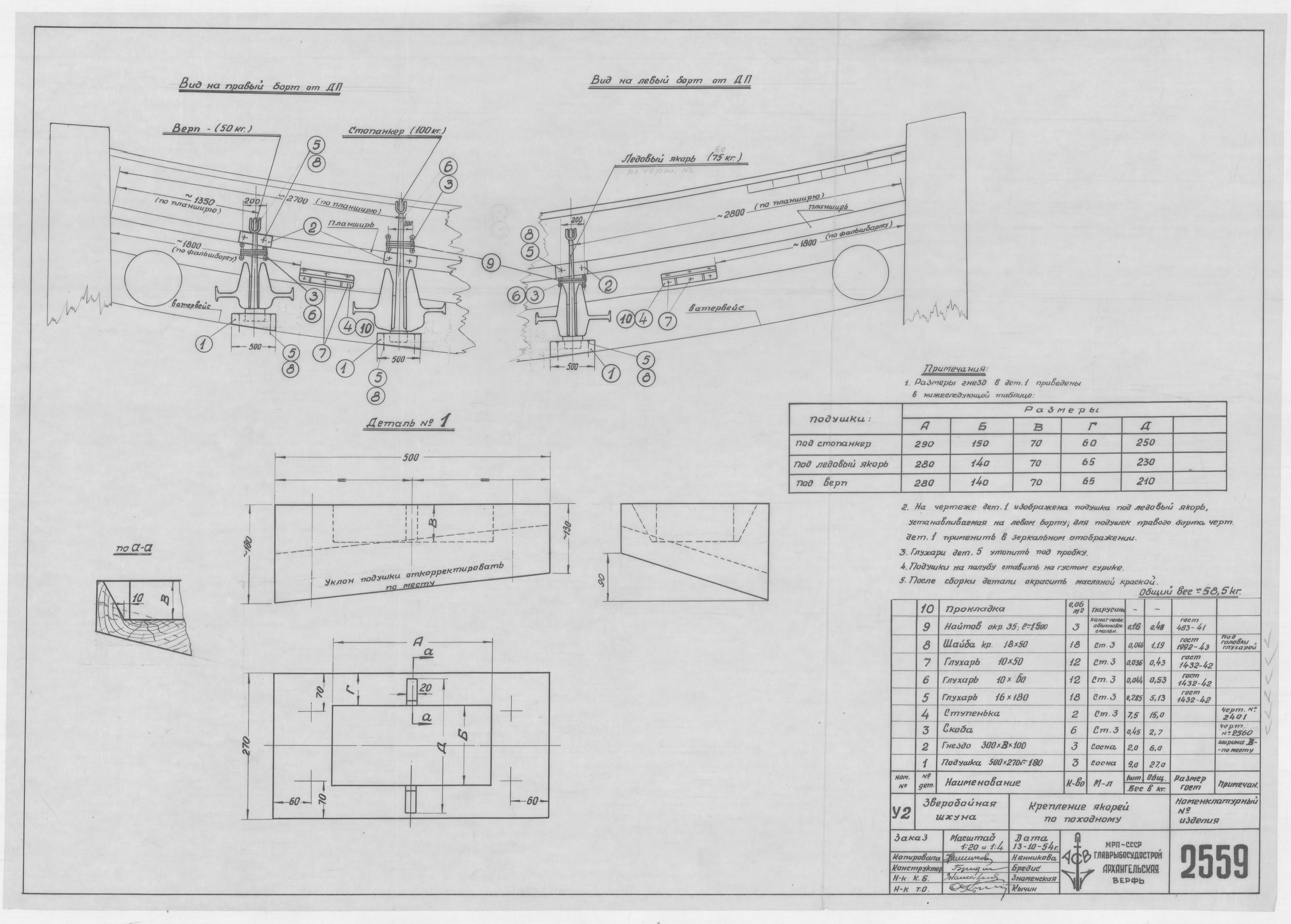 2559_ЗверобойнаяШхуна_КреплениеЯкорейПоходное_1954