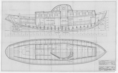 Thumbnail for 538_МоторныйКатер_КонструктивныйЧертеж_1945