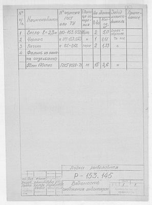 Thumbnail for Р-153.145_ЛодкаРыболовная_ВедомостьСнабженияИнвентарем_1987