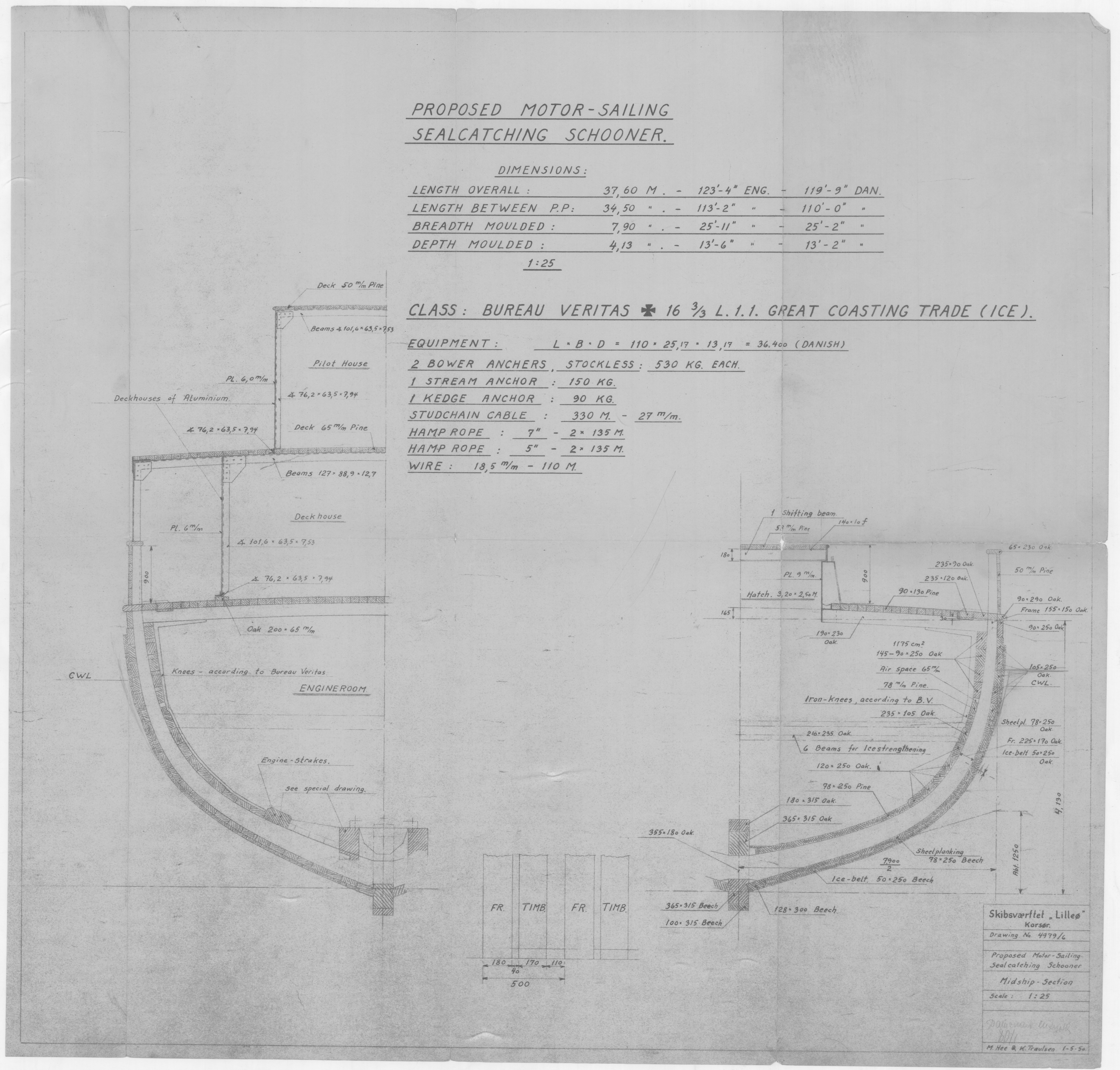 02_4976-6_SealcatchingSchooner_Midship-Section_ДатскаяШхуна_1950