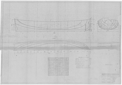 Thumbnail for 16ВесельныйПарусноГребнойБаркас_ТеоретическийЧертеж