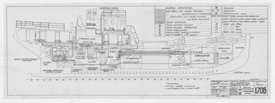 Thumbnail for 1706_ЗверобойнаяШхуна_СистемаПаровогоОтопленияИПаротушения_ПродольныйРазрез_1952