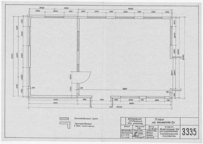 Thumbnail for 3335_МеханическийУчасток_КотельноеОтделение_ПланНаОтметке0,0_1961