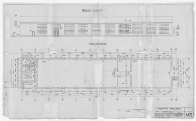 Thumbnail for 3479_МеханическийЦех_ГлавныйФасадИПланПервогоЭтажа_1962